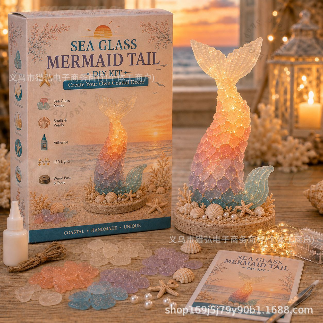 Art Craft Kit - Kit Fai-da-Te per Realizzare una Lampada