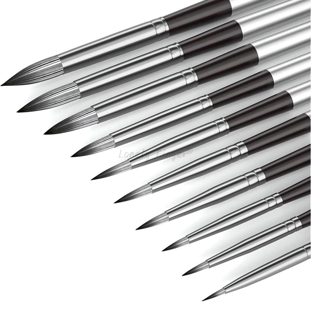 Gouache Paint Set - Set di pennelli rotondi per acquerello