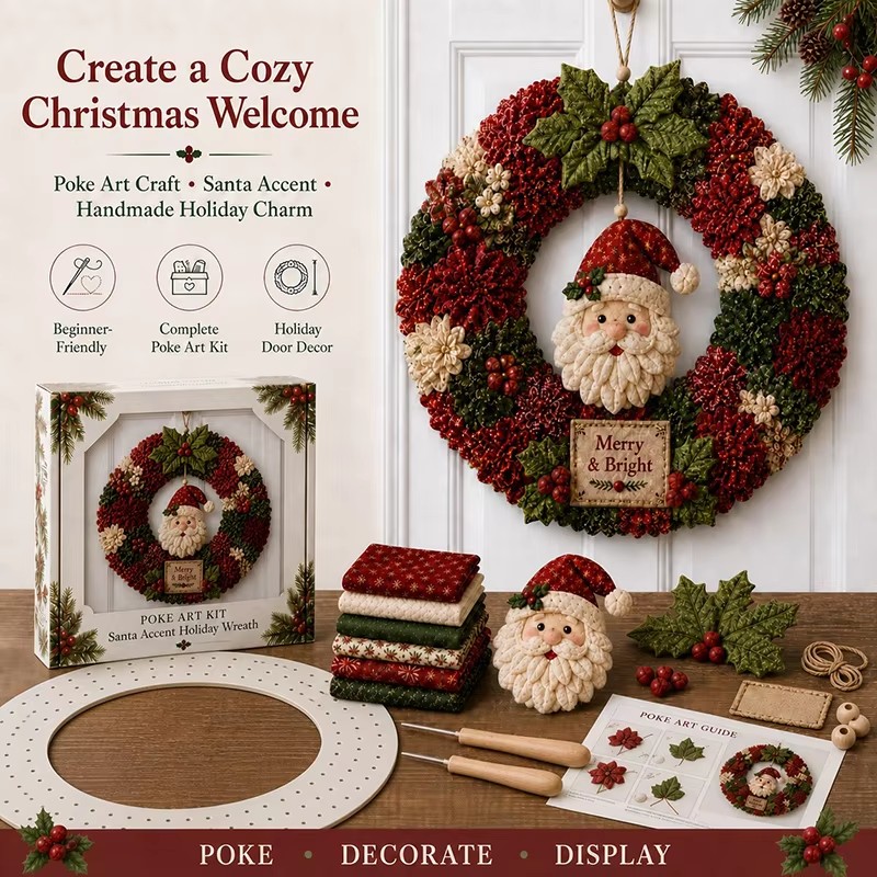 Art Craft Kit - Kit per creare decorazioni natalizie in