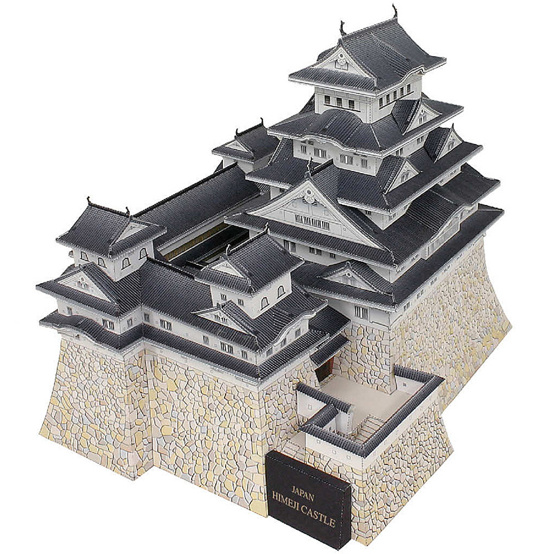 Art Craft Cardboard - Giappone Himeji castello 3D modello di