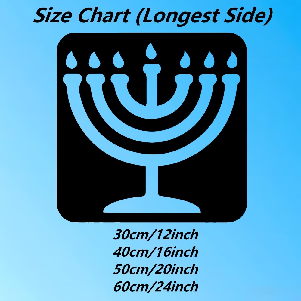 Art & Craft Paper For Kids - CIFBUY Menorah Vintage in Metallo, Decorazione