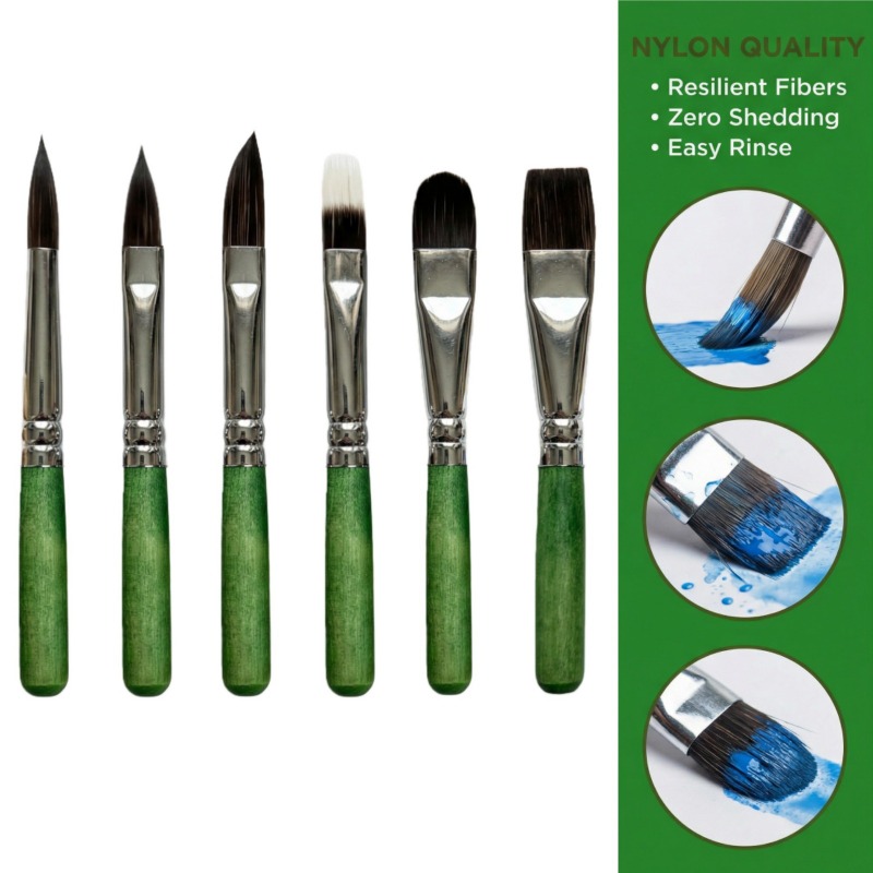 Set di 6 Mini Pennelli da Viag - Gouache Paint Set recensione e prezzo