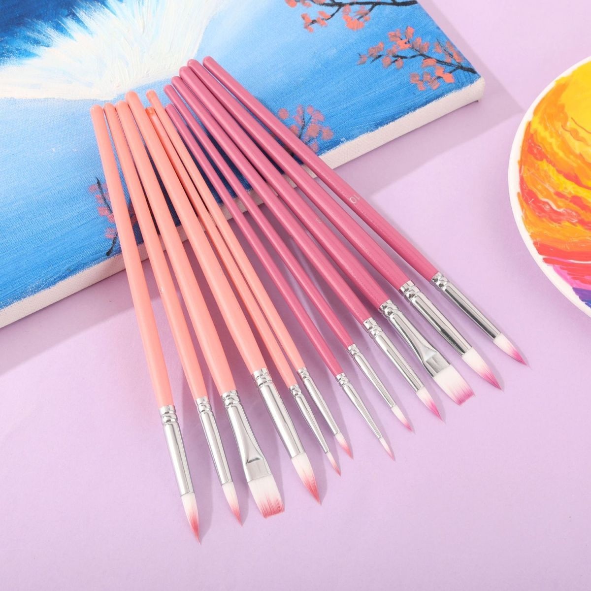 Set di 6 Pennelli in Nylon per - Gouache Paint Set recensione e prezzo