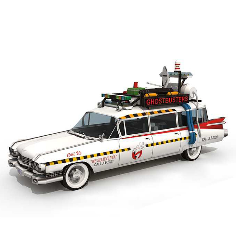Ghostbusters Ecto-1A auto 1:20 - Art Craft Cardboard recensione e prezzo