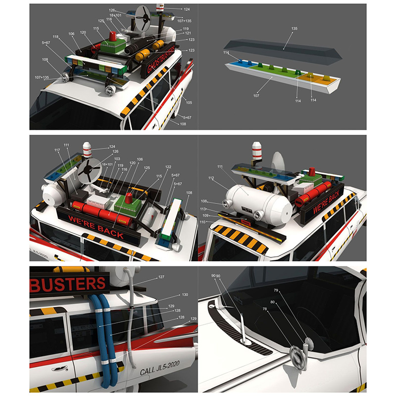 Ghostbusters Ecto-1A auto 1:20 - Art Craft Cardboard recensione e prezzo