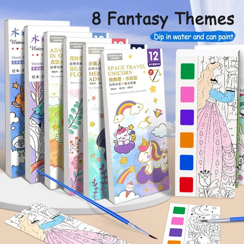 Set di libri per acquerelli po - Gouache Paint Set recensione e prezzo