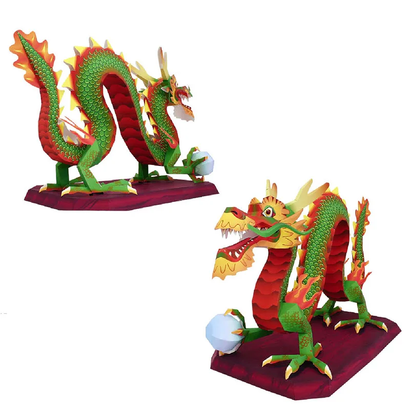 Drago cinese Loong fatto a man - Art Craft Cardboard recensione e prezzo